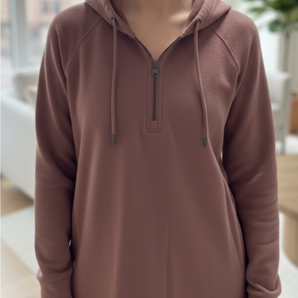 Cable & Gauge Dusty Rose Hoodie Sweatshirt